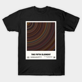 minimal_The Fifth Element Abstract Circular Movie T-Shirt